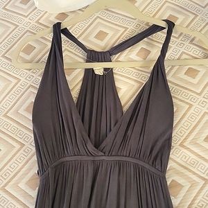 Zenana outfitters, gray maxi dress, Size S.